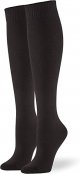 Women's Flat Knit Knee High Socks - Size 4-10 (3 Pairs)